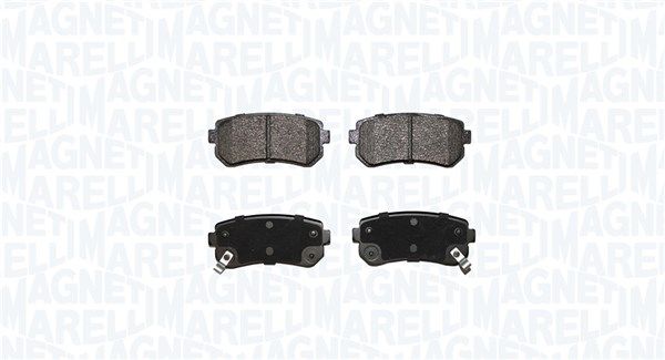 MAGNETI MARELLI Комплект тормозных колодок, дисковый тормоз 363916060872